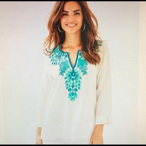Host pick 🏝️Lilly Pulitzer Amelia Island Coconut Tunic Xs